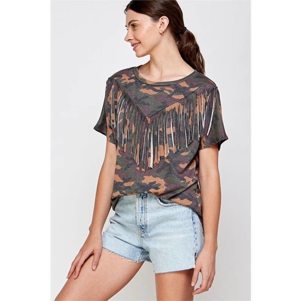 Fringe Camouflage Army Tee - Picture 2 of 6